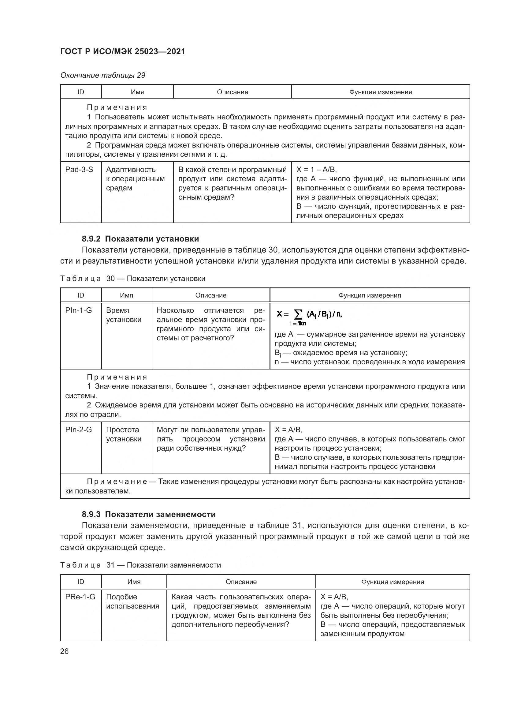 ГОСТ Р ИСО/МЭК 25023-2021, страница 32