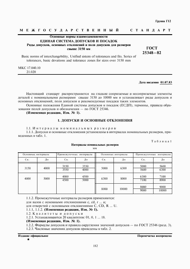 ГОСТ 25348-82, страница 1