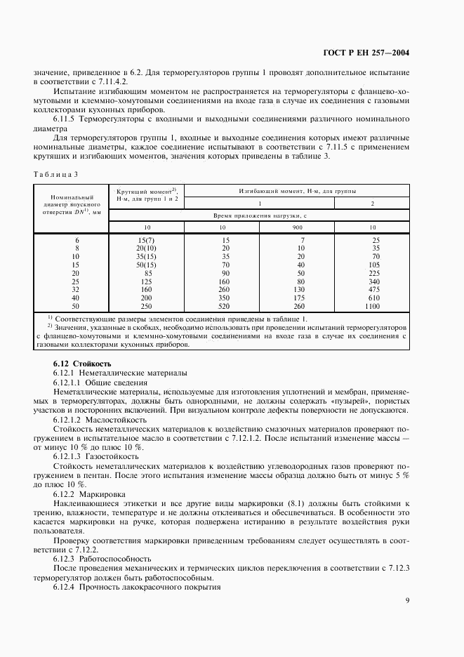 ГОСТ Р ЕН 257-2004, страница 12