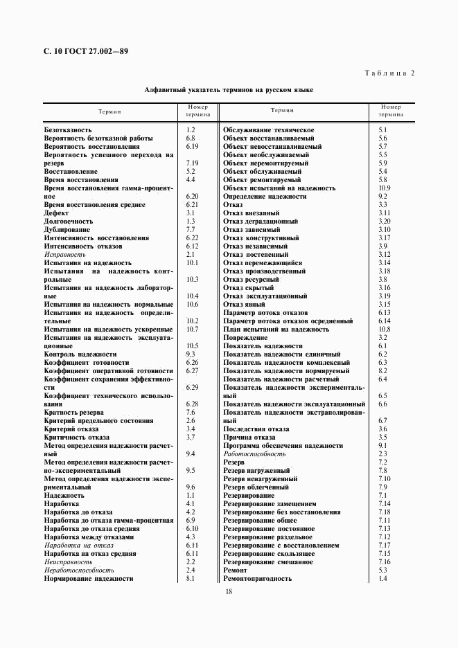 ГОСТ 27.002-89, страница 10