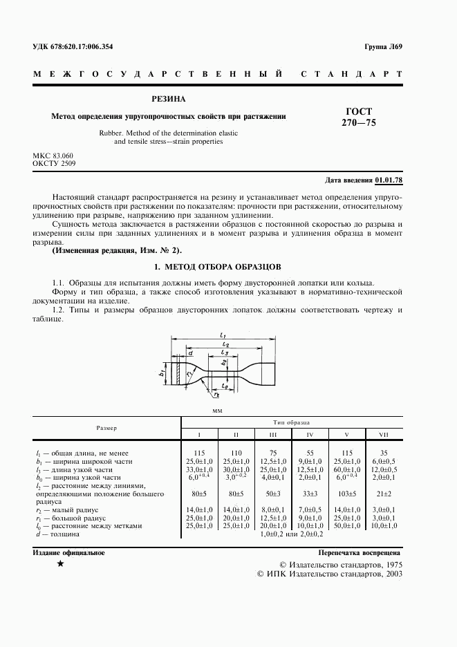 ГОСТ 270-75, страница 2