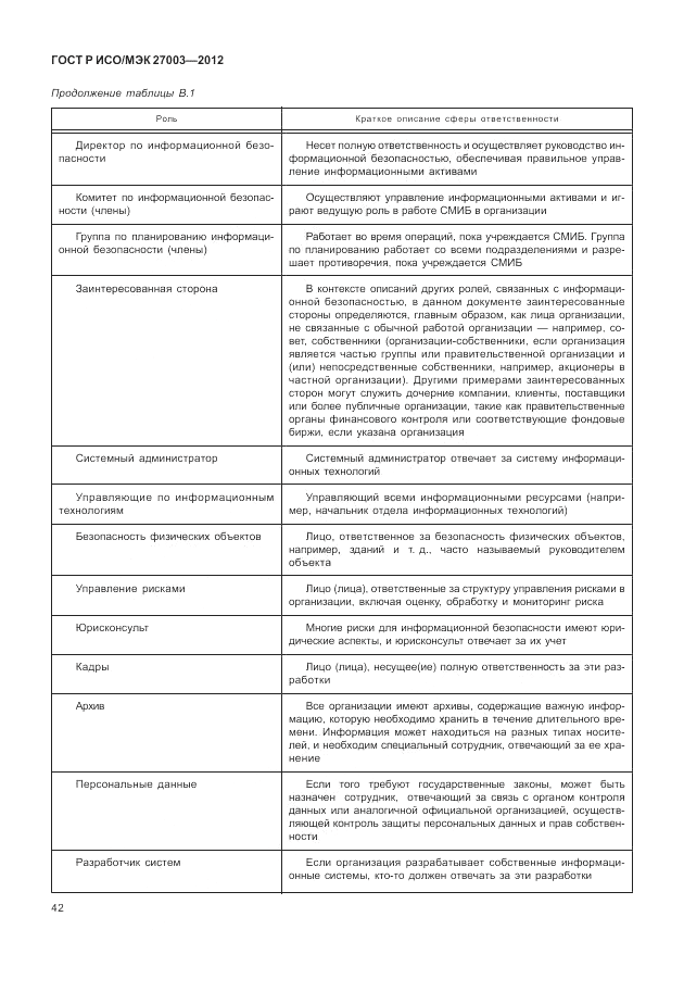 ГОСТ Р ИСО/МЭК 27003-2012, страница 46