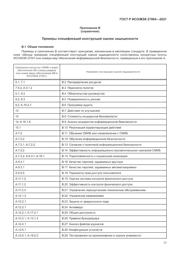 ГОСТ Р ИСО/МЭК 27004-2021, страница 21