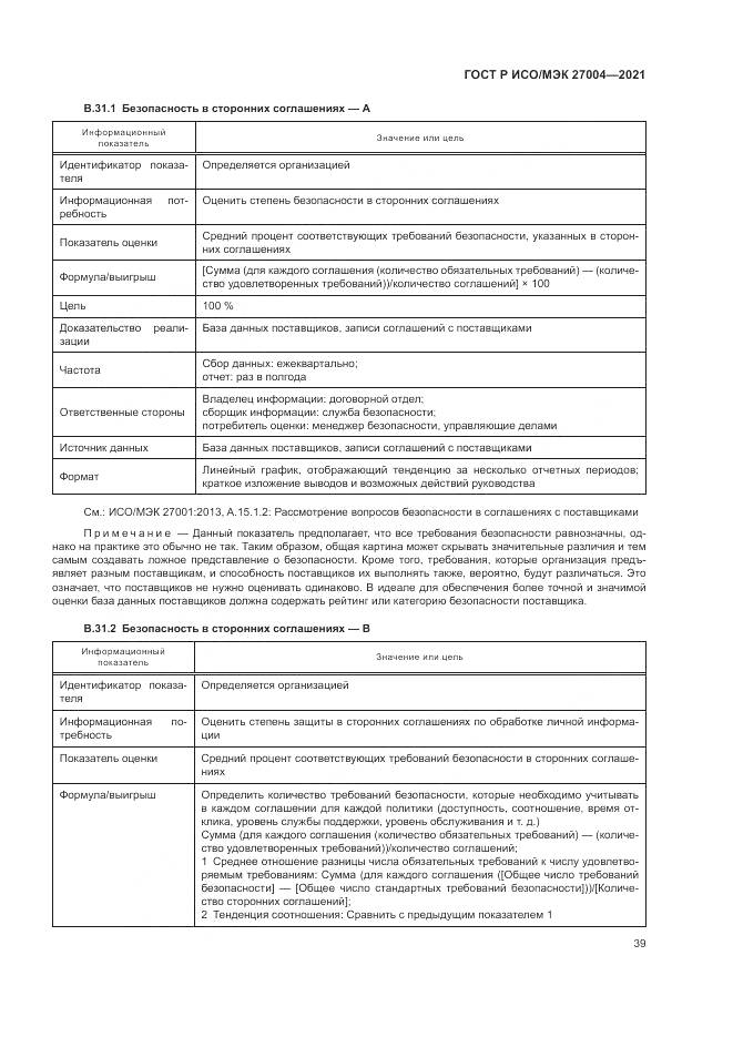 ГОСТ Р ИСО/МЭК 27004-2021, страница 43