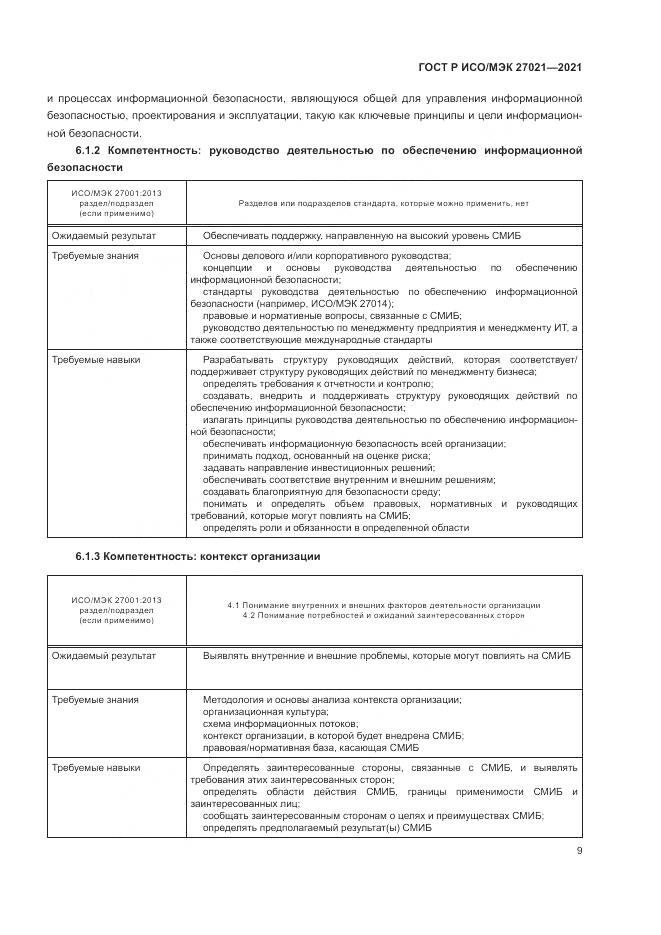 ГОСТ Р ИСО/МЭК 27021-2021, страница 13