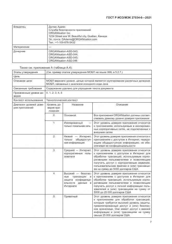 ГОСТ Р ИСО/МЭК 27034-6-2021, страница 11