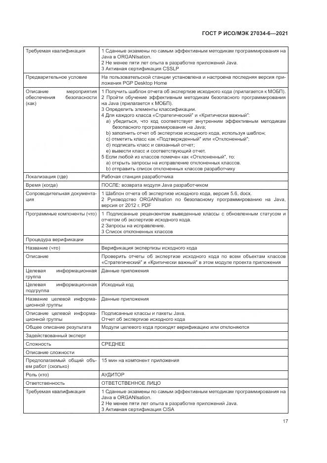 ГОСТ Р ИСО/МЭК 27034-6-2021, страница 21