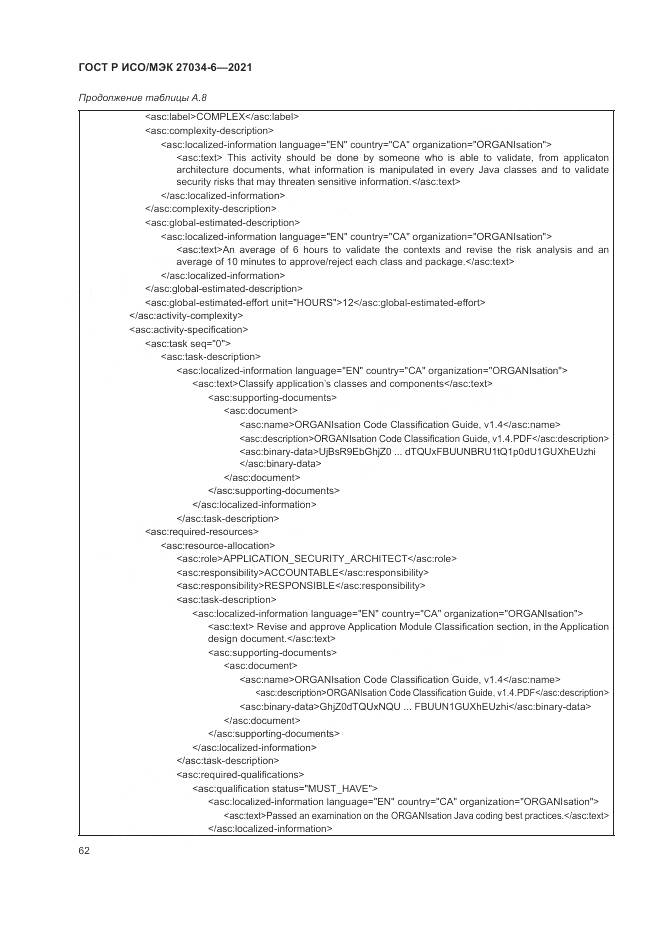 ГОСТ Р ИСО/МЭК 27034-6-2021, страница 66