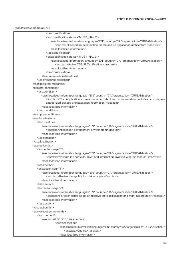 ГОСТ Р ИСО/МЭК 27034-6-2021, страница 67