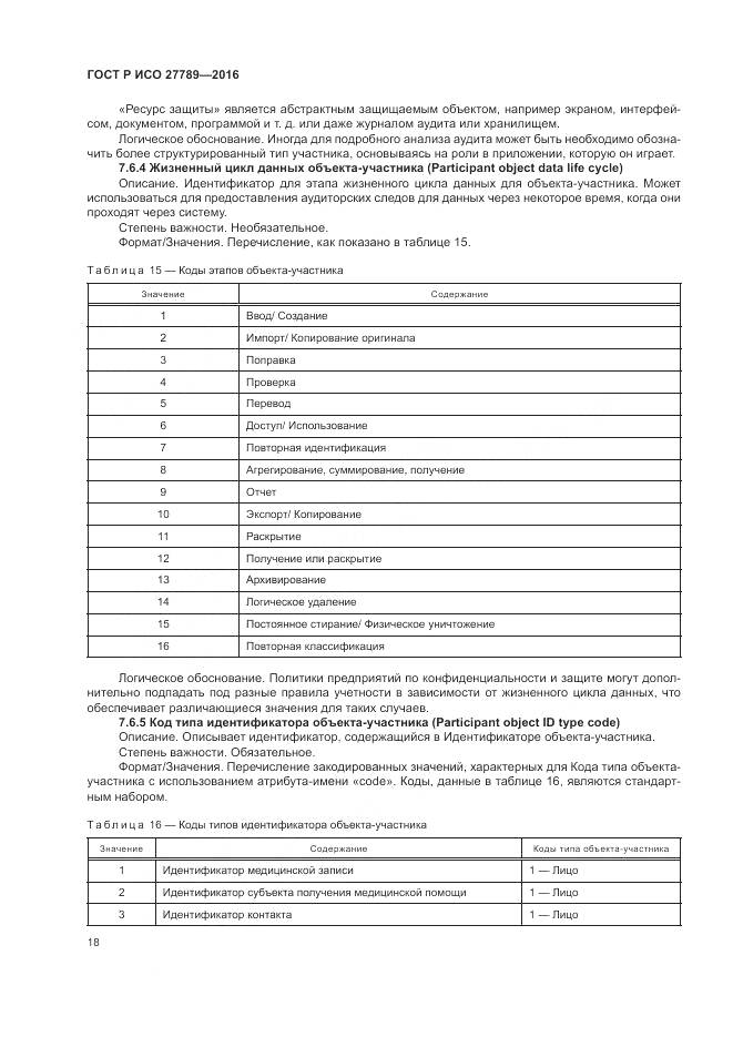 ГОСТ Р ИСО 27789-2016, страница 24