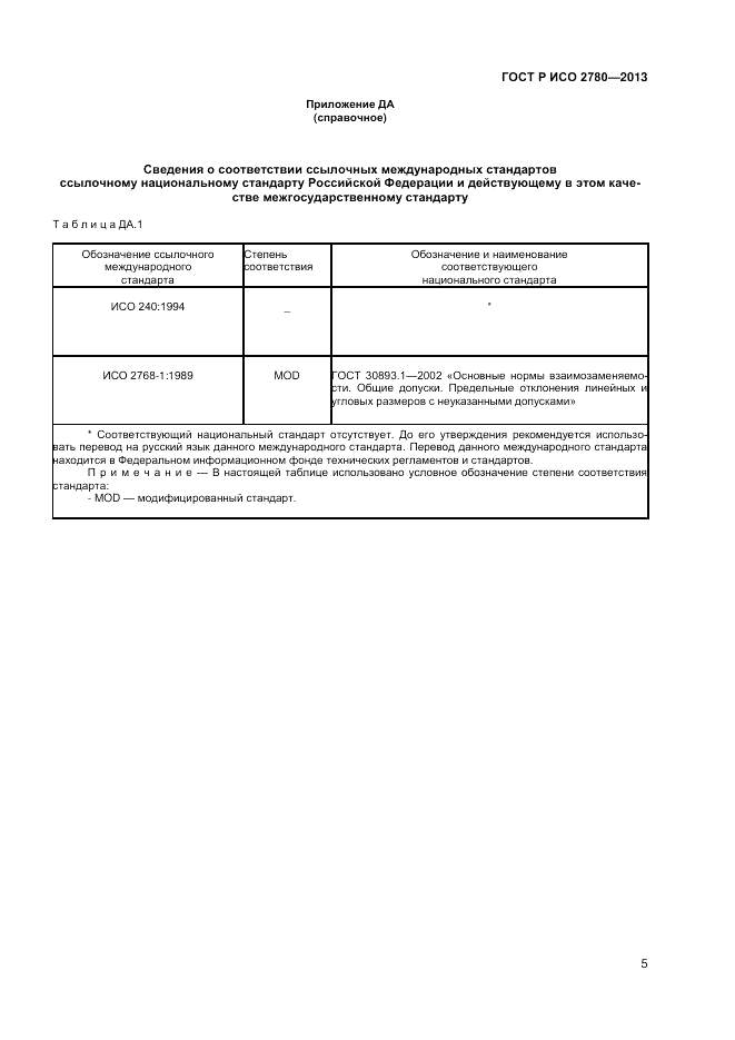 ГОСТ Р ИСО 2780-2013, страница 7