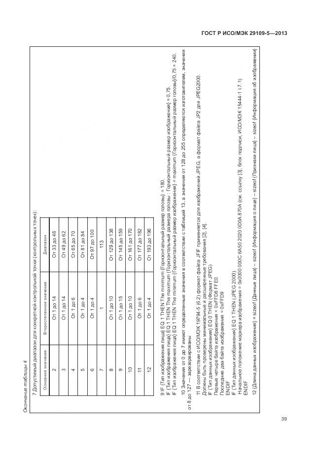 ГОСТ Р ИСО/МЭК 29109-5-2013, страница 43