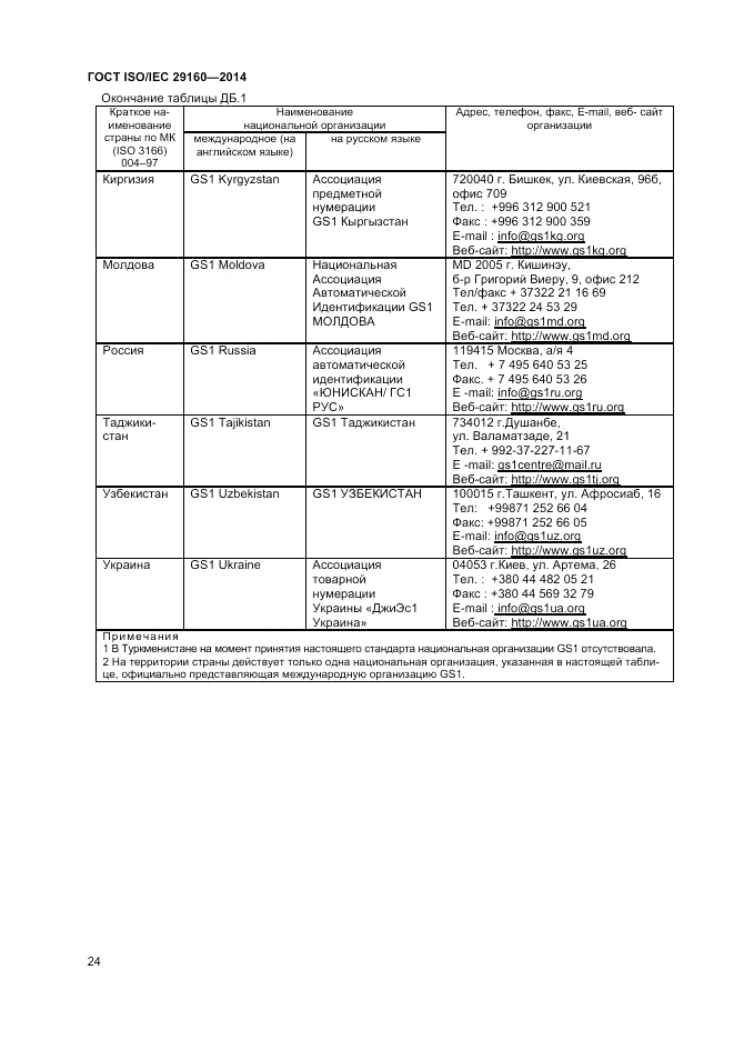 ГОСТ ISO/IEC 29160-2014, страница 30