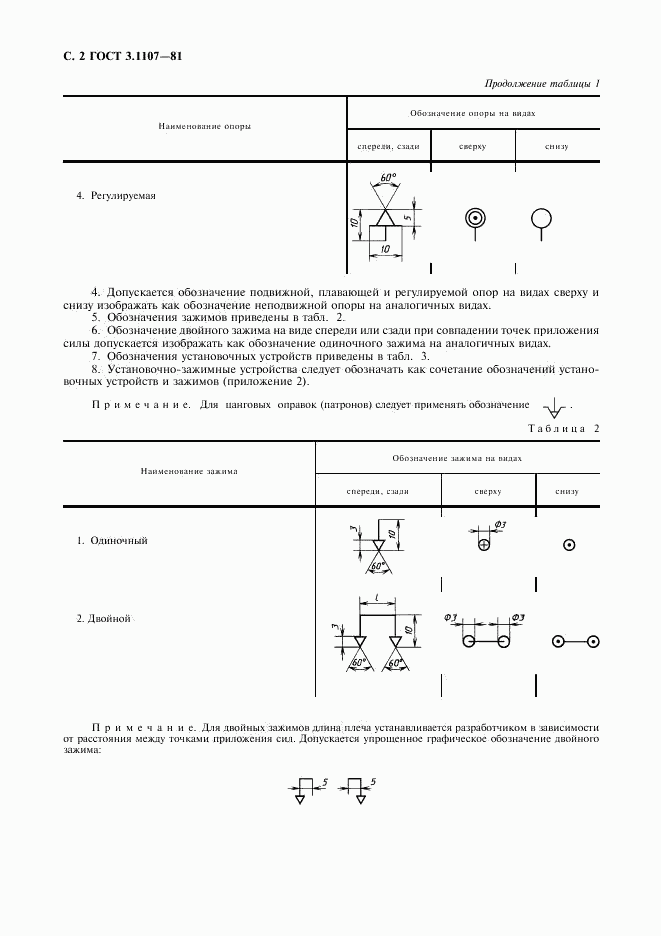 ГОСТ 3.1107-81, страница 3