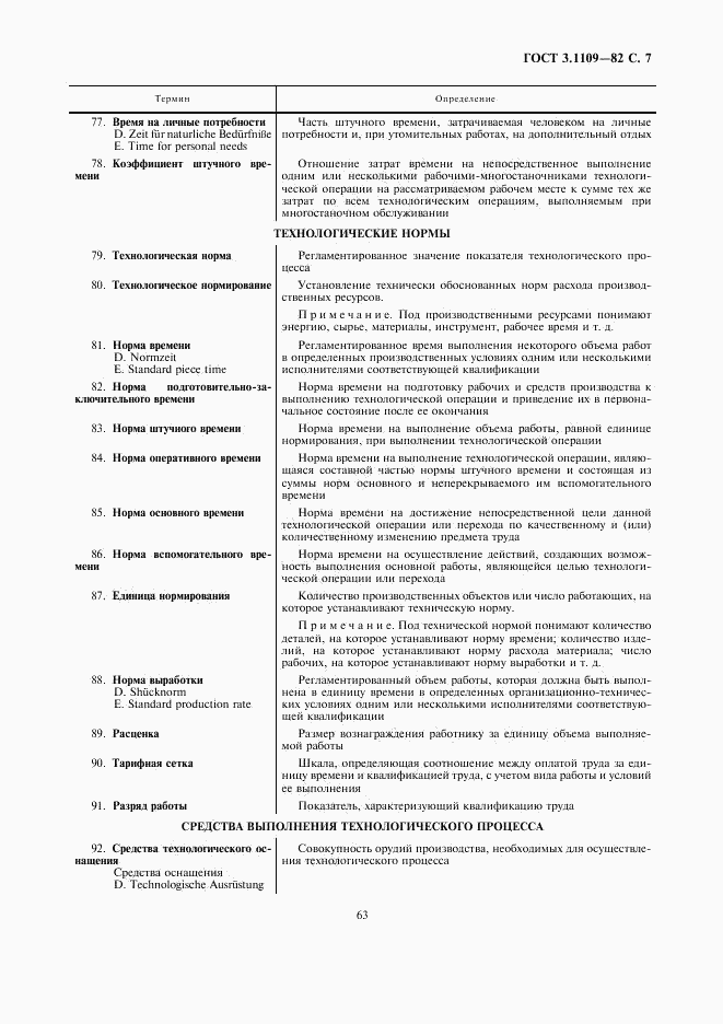 ГОСТ 3.1109-82, страница 7