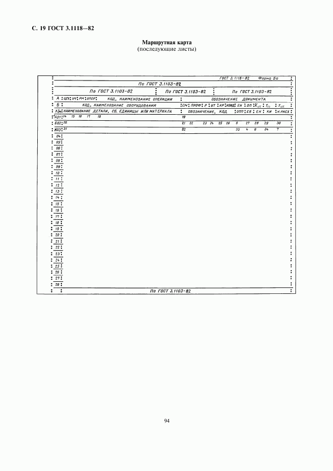 ГОСТ 3.1118-82, страница 19