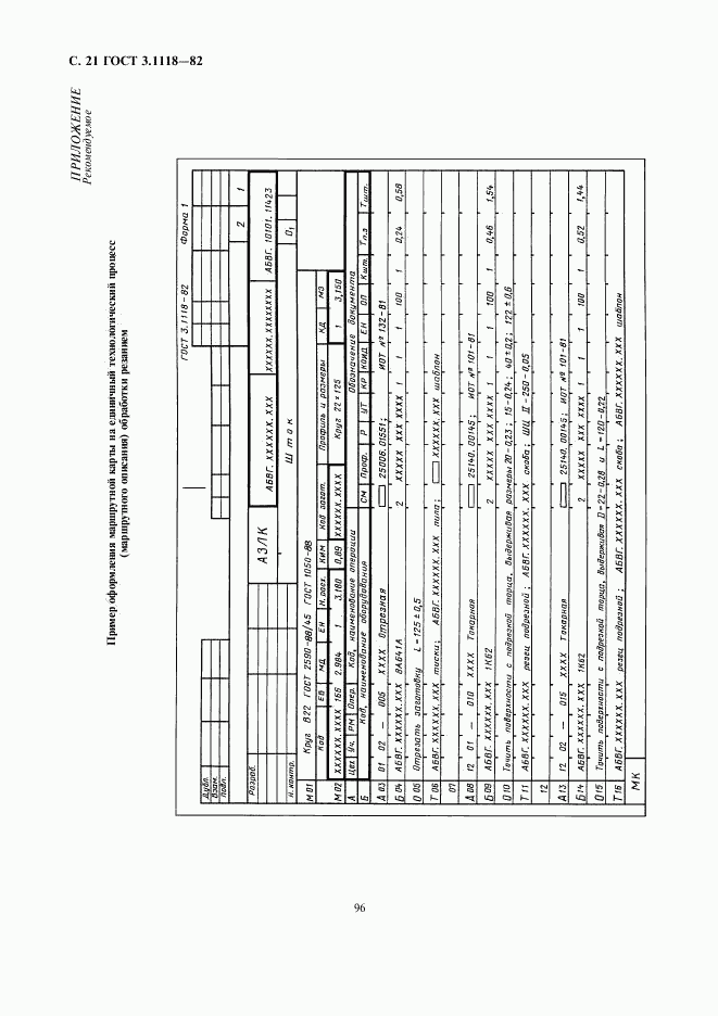 ГОСТ 3.1118-82, страница 21