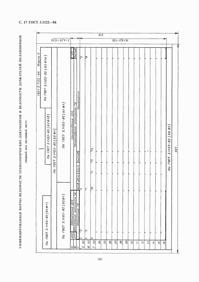 ГОСТ 3.1122-84, страница 17