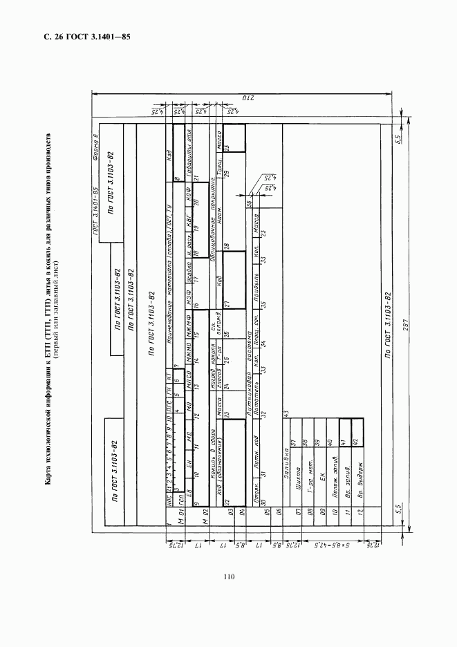 ГОСТ 3.1401-85, страница 27