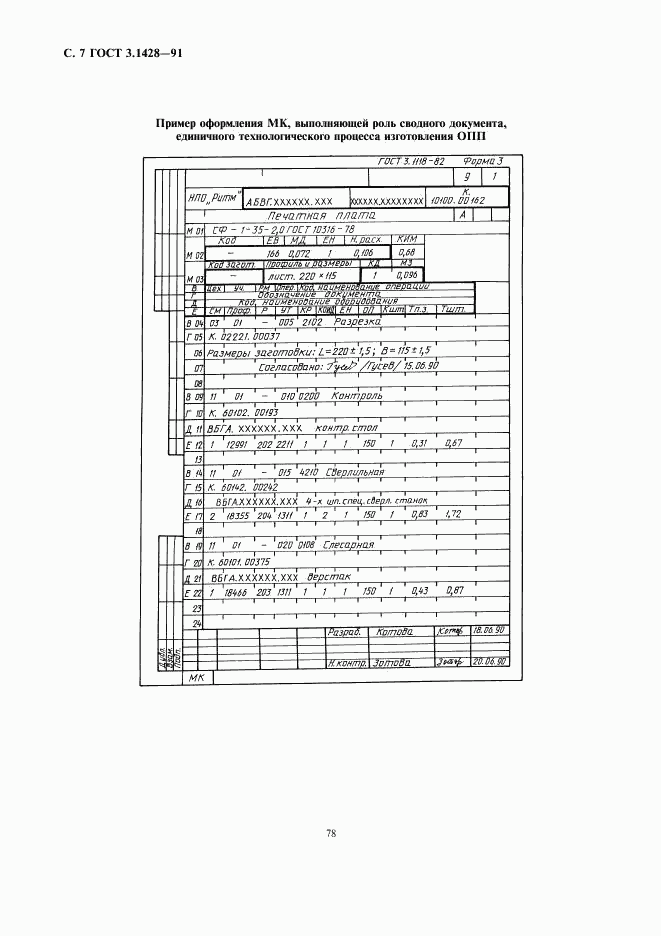 ГОСТ 3.1428-91, страница 7