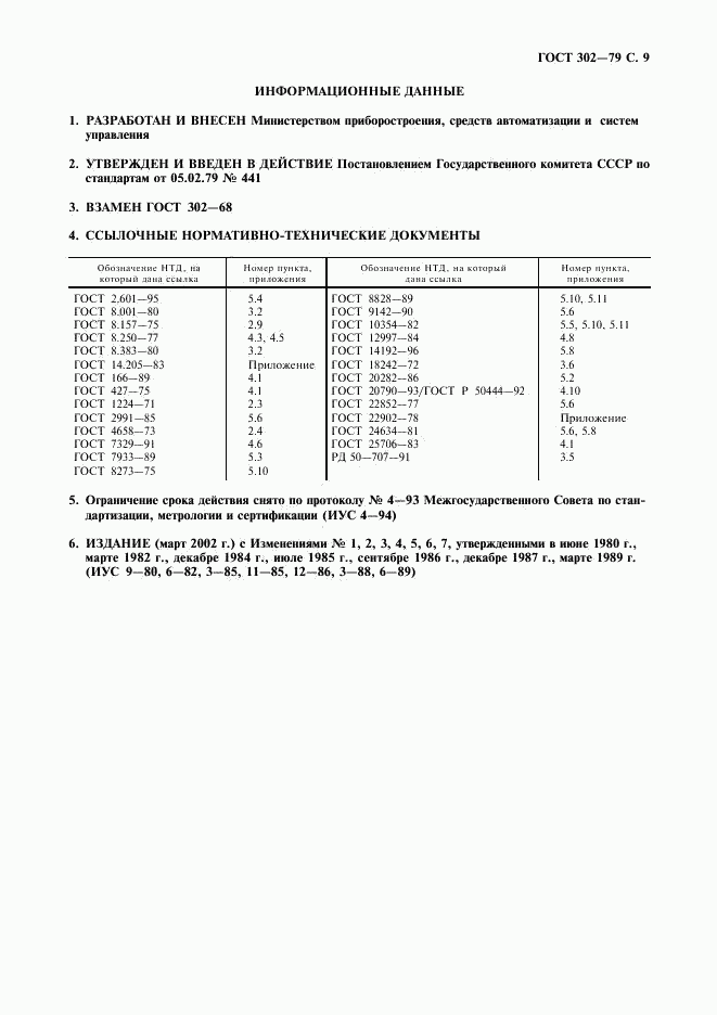 ГОСТ 302-79, страница 10