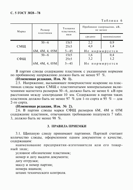 ГОСТ 3028-78, страница 6