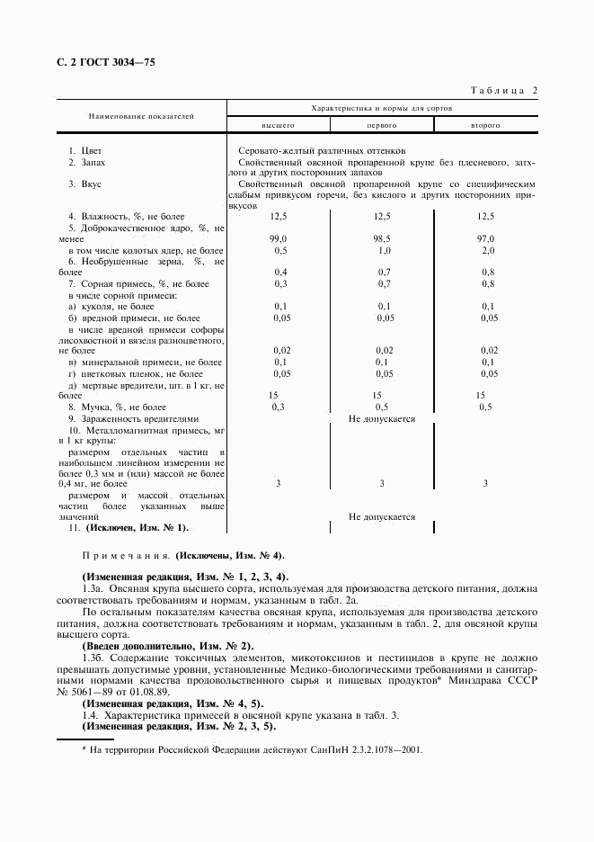 ГОСТ 3034-75, страница 3