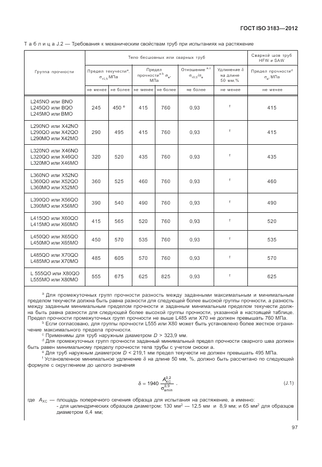 ГОСТ ISO 3183-2012, страница 103