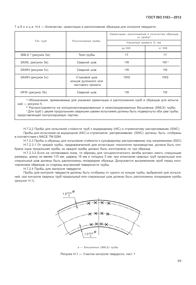 ГОСТ ISO 3183-2012, страница 95