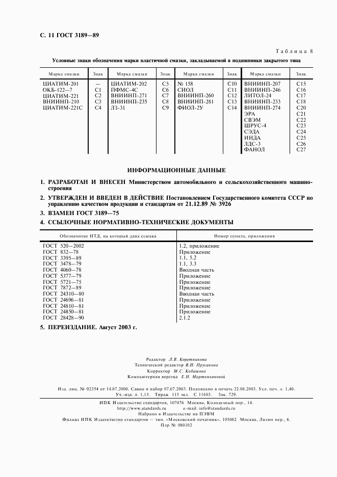 ГОСТ 3189-89, страница 12