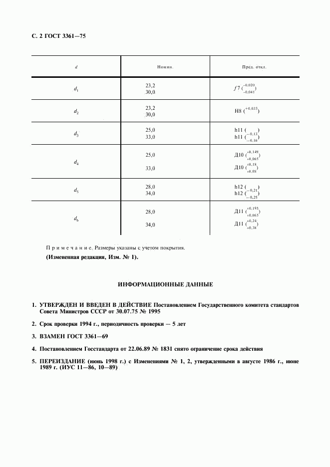 ГОСТ 3361-75, страница 3