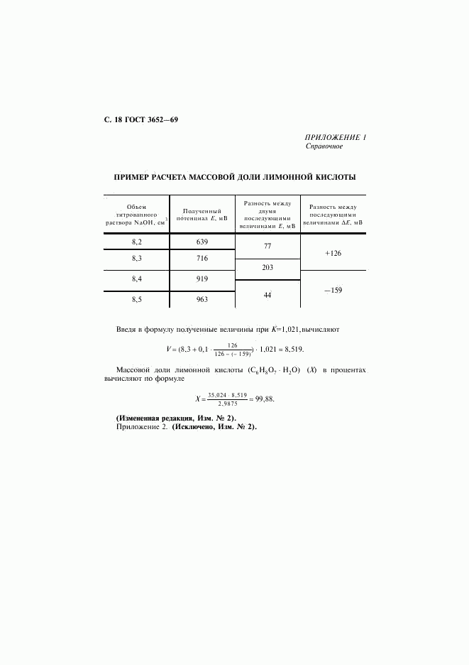 ГОСТ 3652-69, страница 19