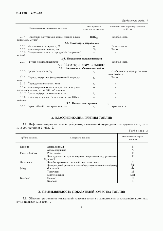 ГОСТ 4.25-83, страница 6