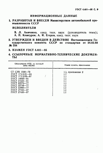 ГОСТ 4.401-88, страница 10