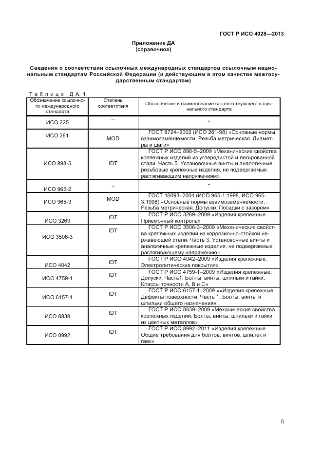 ГОСТ Р ИСО 4028-2013, страница 7