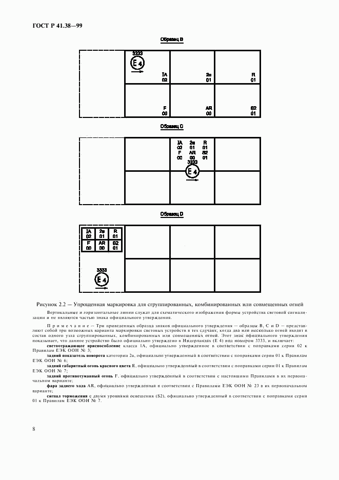 ГОСТ Р 41.38-99, страница 11