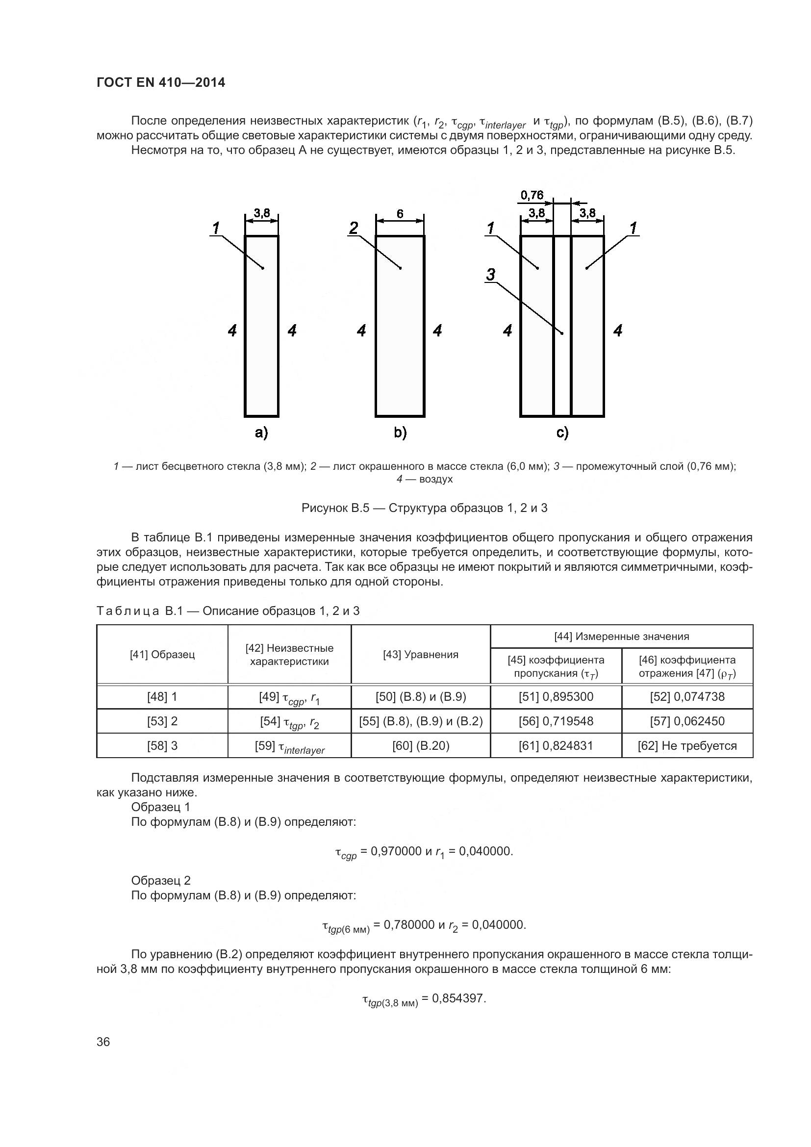 ГОСТ EN 410-2014, страница 43