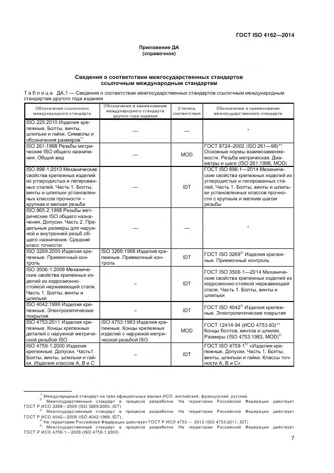 ГОСТ ISO 4162-2014, страница 11