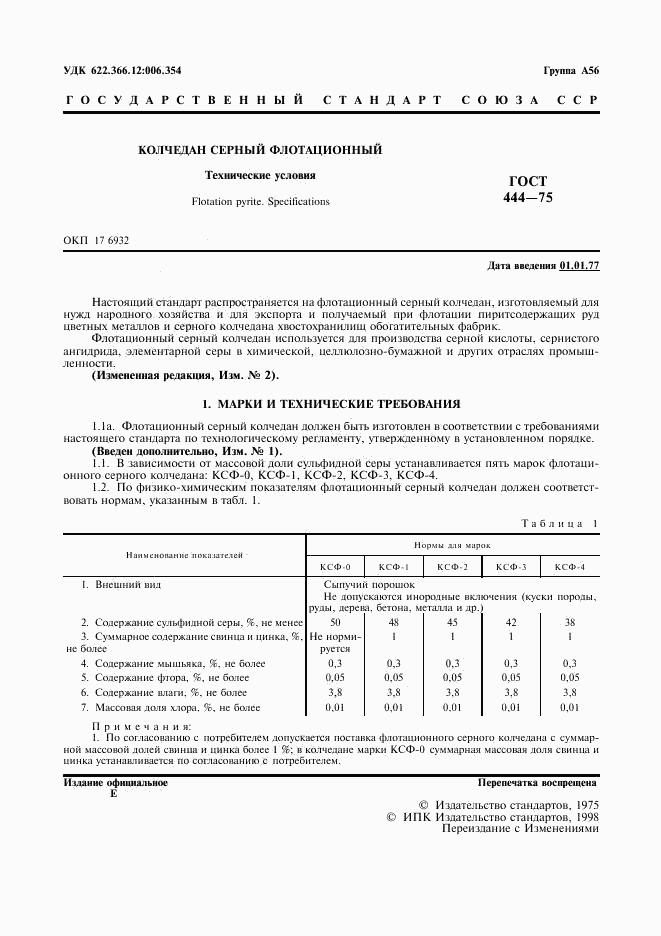 ГОСТ 444-75, страница 2