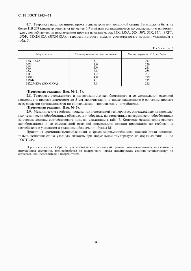 ГОСТ 4543-71, страница 12