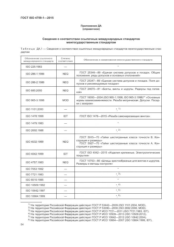 ГОСТ ISO 4759-1-2015, страница 59