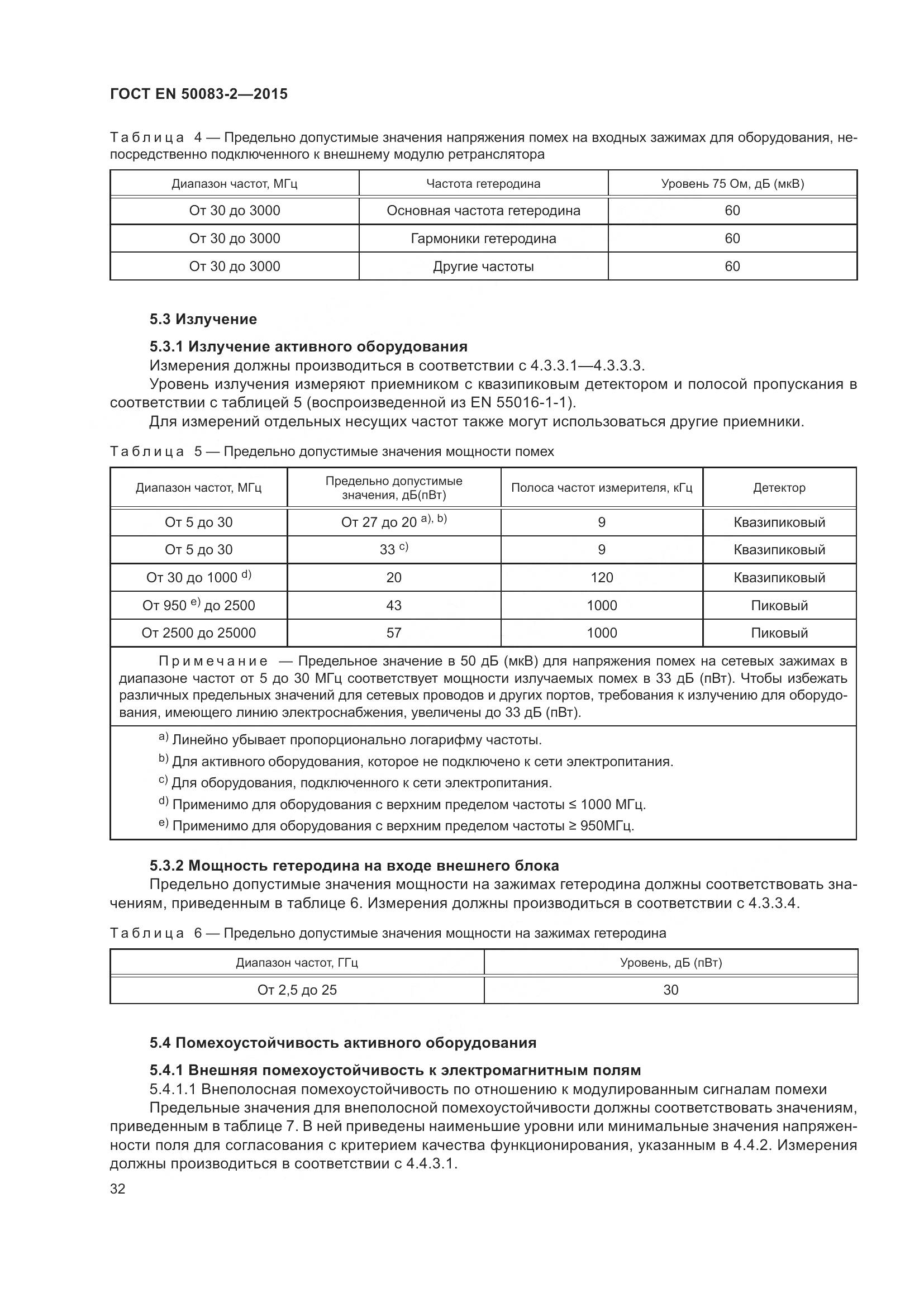 ГОСТ EN 50083-2-2015, страница 38