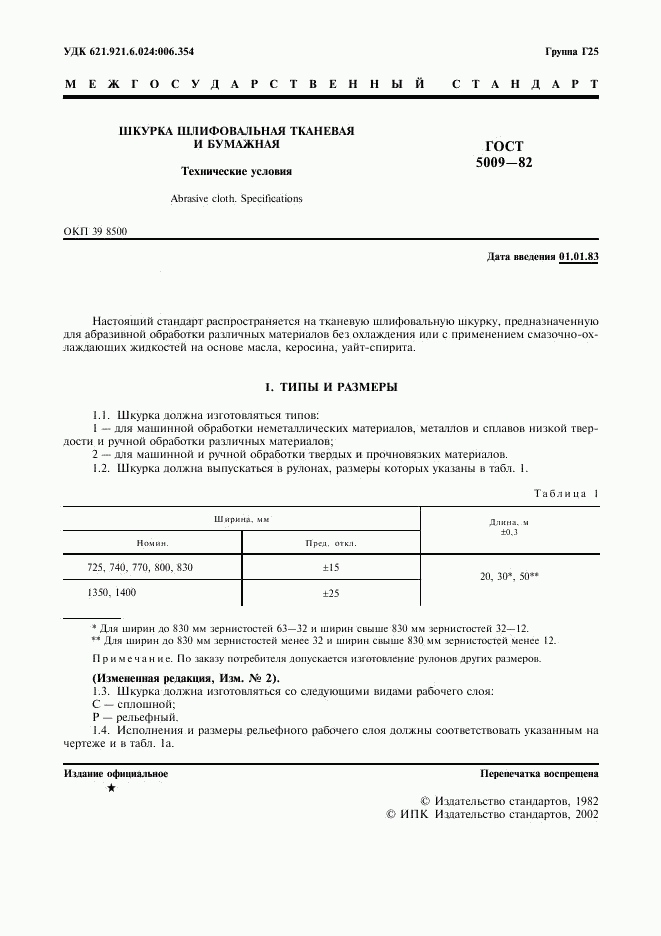 ГОСТ 5009-82, страница 2