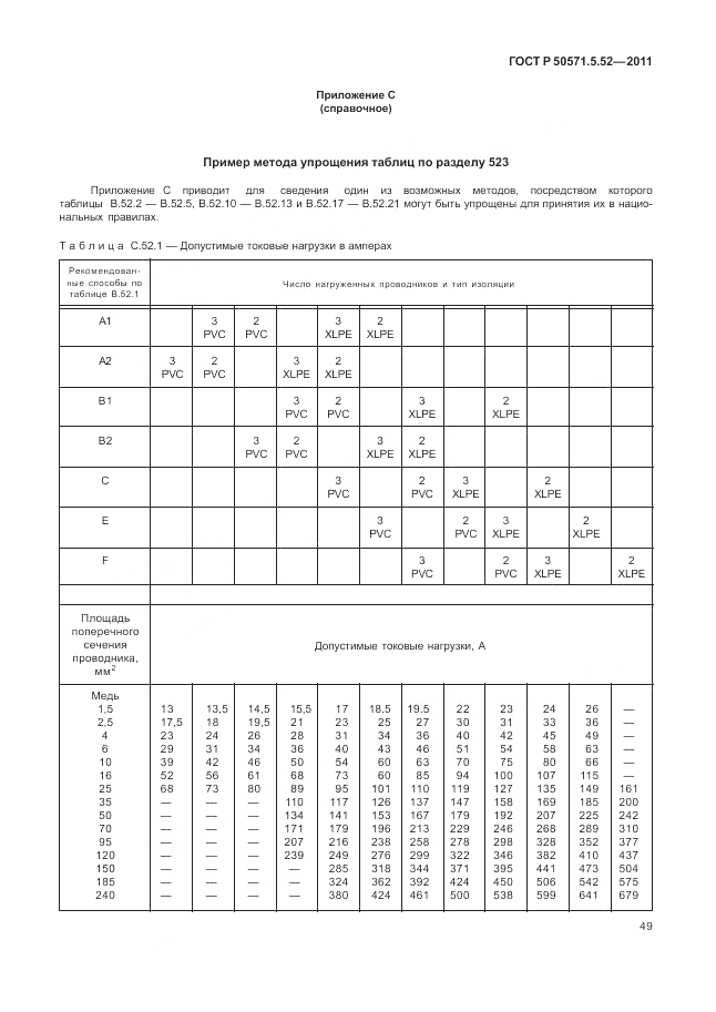 ГОСТ Р 50571.5.52-2011, страница 53