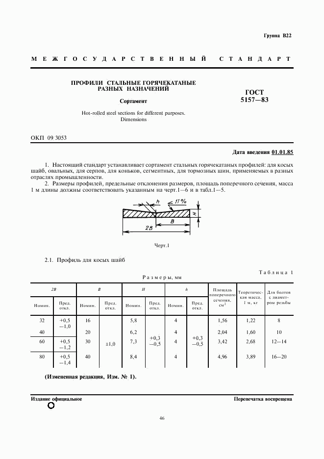 ГОСТ 5157-83, страница 1