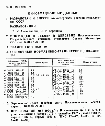 ГОСТ 5222-72, страница 13