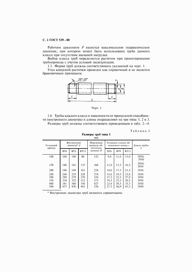 ГОСТ 539-80, страница 3