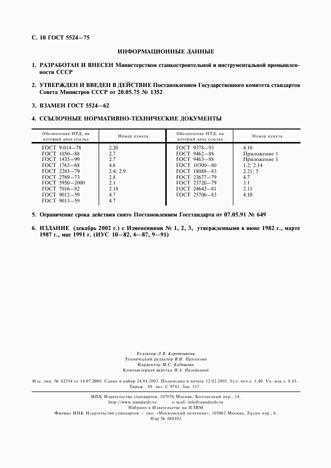 ГОСТ 5524-75, страница 11