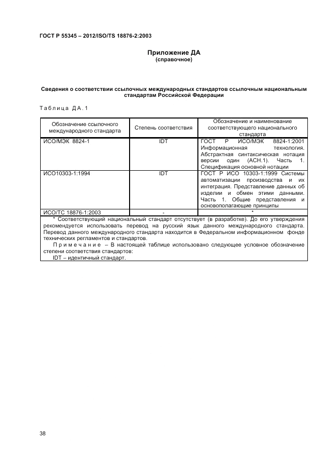 ГОСТ Р 55345-2012, страница 42