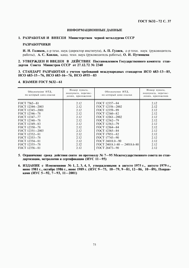 ГОСТ 5632-72, страница 38